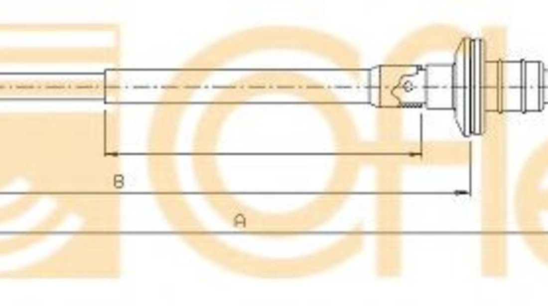 Cablu ambreiaj DAEWOO MATIZ (KLYA) (1998 - 2016) COFLE 19.1100 piesa NOUA
