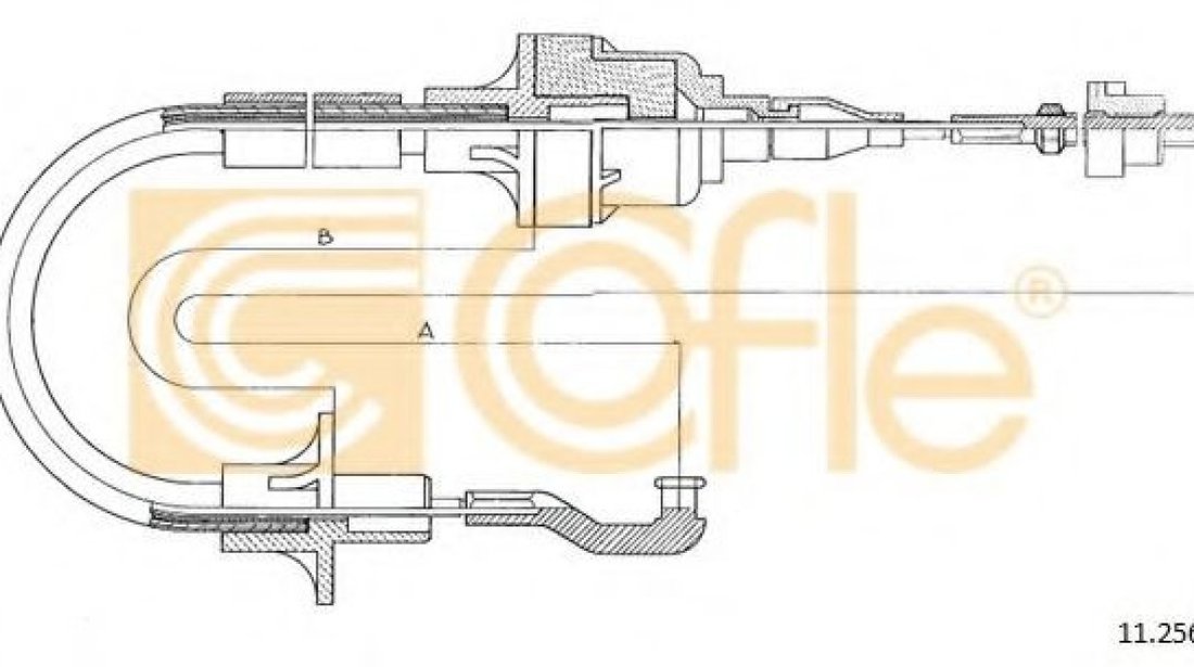 Cablu ambreiaj OPEL ASTRA G Combi (F35) (1998 - 2009) COFLE 11.256 piesa NOUA