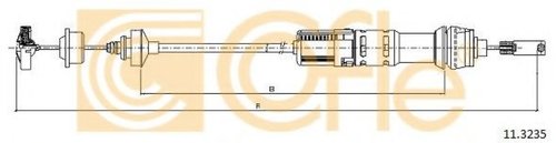 Cablu ambreiaj PEUGEOT 306 (7B, N3, N5) (1993 - 2003) COFLE 11.3235 piesa NOUA