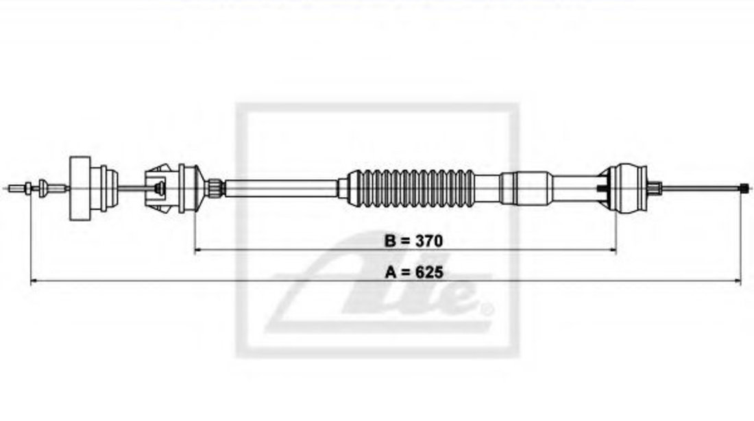 Cablu ambreiaj PEUGEOT 306 Break (7E, N3, N5) (1994 - 2002) ATE 24.3728-0823.2 piesa NOUA