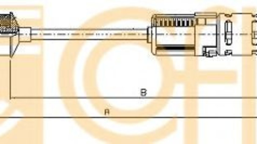 Cablu ambreiaj PEUGEOT 306 Hatchback (7A, 7C, N3, N5) (1993 - 2003) COFLE 11.3045 piesa NOUA