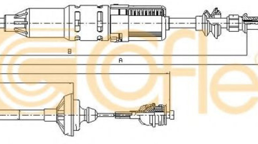 Cablu ambreiaj SEAT CORDOBA Vario (6K5) (1999 - 2002) COFLE 10.3447 piesa NOUA