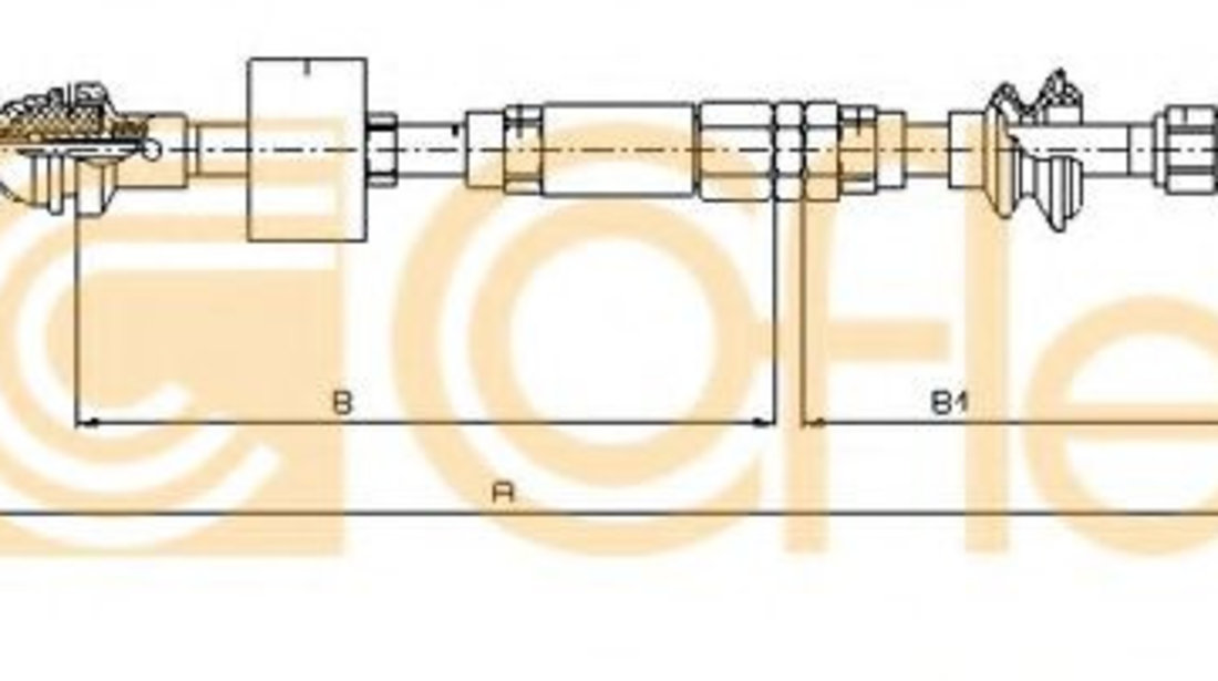 Cablu ambreiaj SEAT CORDOBA Vario (6K5) (1999 - 2002) COFLE 10.3159 piesa NOUA