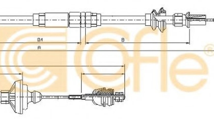 Cablu ambreiaj SEAT CORDOBA Vario (6K5) (1999 - 2002) COFLE 10.3154 piesa NOUA