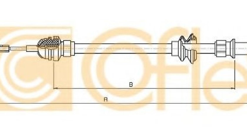 Cablu ambreiaj SEAT IBIZA II (6K1) (1993 - 1999) COFLE 19.208E piesa NOUA