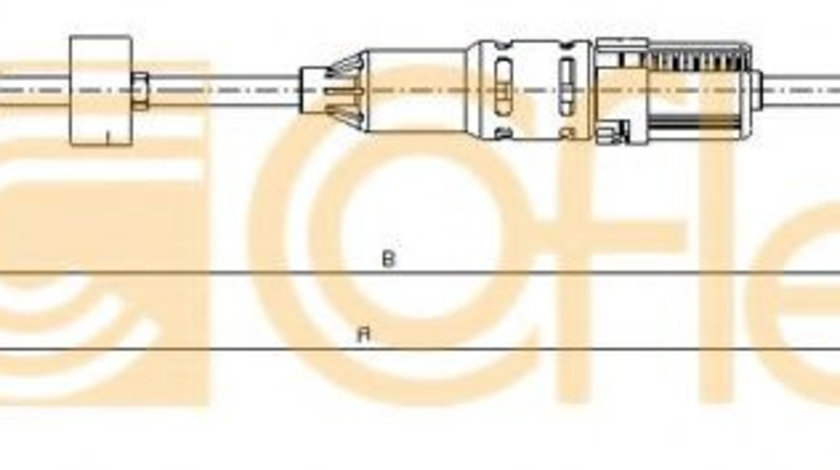 Cablu ambreiaj VW GOLF III (1H1) (1991 - 1998) COFLE 10.3443 piesa NOUA