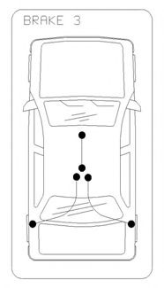 Cablu, frana de parcare ALFA ROMEO GTV (916C_) (1994 - 2005) COFLE 1651.10 piesa NOUA