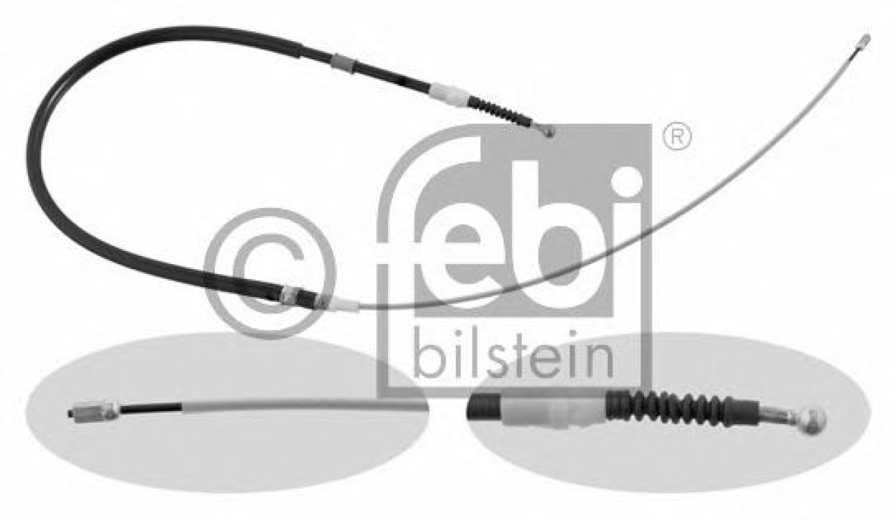 Cablu, frana de parcare AUDI A3 (8P1) (2003 - 2012) FEBI BILSTEIN 30727 piesa NOUA