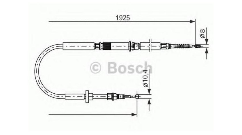 Cablu, frana de parcare Audi AUDI A6 Avant (4B5, C5) 1997-2005 #2 1987477959