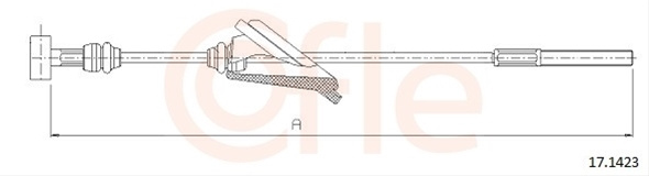 Cablu, Frana De Parcare Cofle Toyota 17.1423