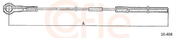 Cablu, Frana De Parcare Cofle Vag 10.408