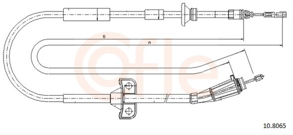 Cablu, Frana De Parcare Cofle Volvo 10.8065