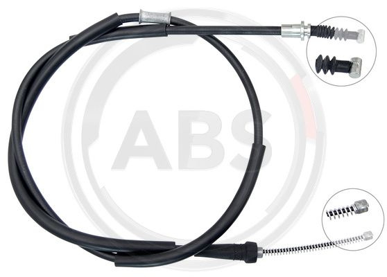 Cablu, frana de parcare dreapta (K14029 ABS) DAIHATSU,PIAGGIO