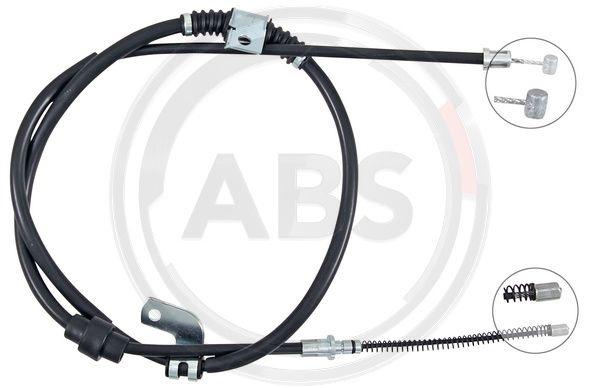 Cablu, frana de parcare dreapta (K16094 ABS) MITSUBISHI