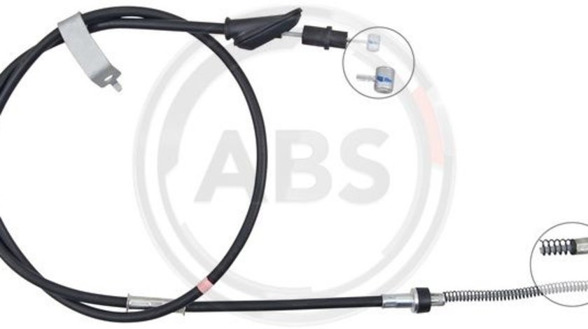 Cablu, frana de parcare dreapta (K19050 ABS) MITSUBISHI