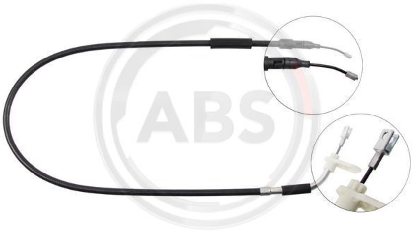 Cablu, frana de parcare dreapta (K19738 ABS) MERCEDES-BENZ