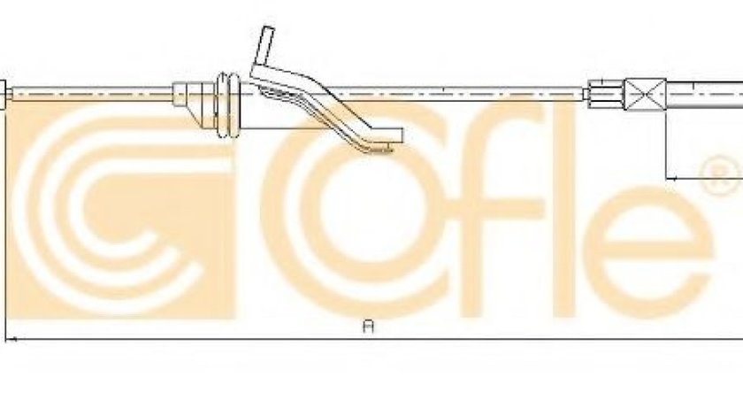 Cablu, frana de parcare FORD FOCUS II (DA) (2004 - 2012) COFLE 10.5379 piesa NOUA