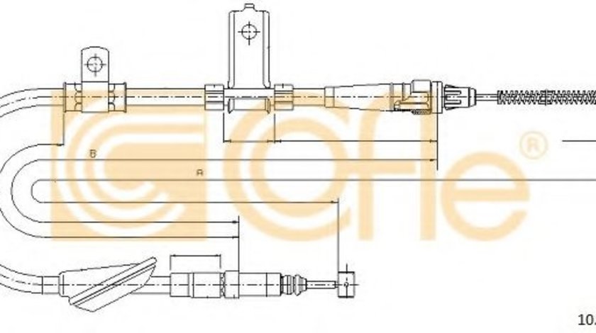 Cablu, frana de parcare LAND ROVER FREELANDER (LN) (1998 - 2006) COFLE 10.5161 piesa NOUA