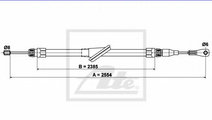 Cablu, frana de parcare MERCEDES C-CLASS Combi (S2...