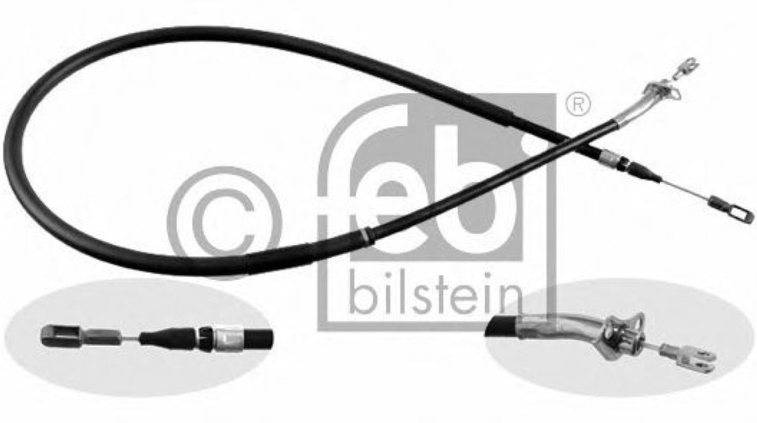 Cablu, frana de parcare MERCEDES SPRINTER 2-t bus (901, 902) (1995 - 2006) FEBI BILSTEIN 21263 piesa NOUA