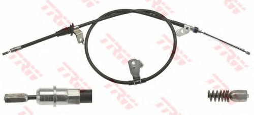 Cablu, frana de parcare MITSUBISHI COLT VI (Z3, Z2) (2002 - 2012) TRW GCH649 piesa NOUA