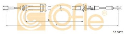 Cablu, frana de parcare NISSAN INTERSTAR caroserie (X70) (2002 - 2016) COFLE 10.6852 piesa NOUA