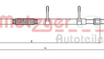 Cablu, frana de parcare PEUGEOT BOXER bus (2006 - ...