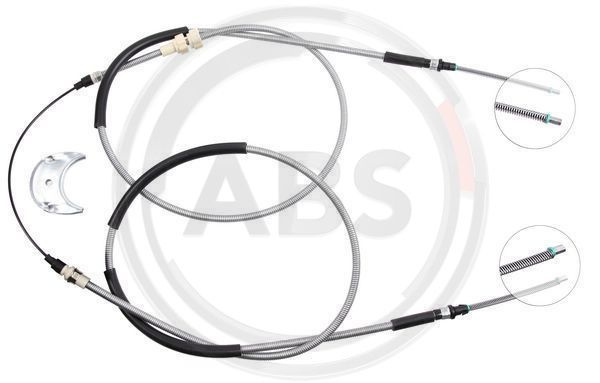 Cablu, frana de parcare spate (K10655 ABS) FORD