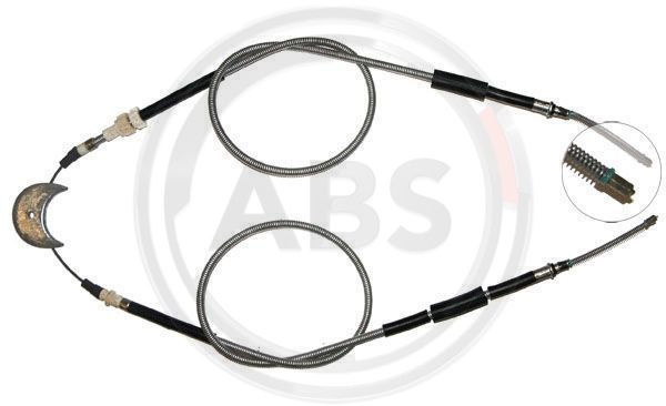 Cablu, frana de parcare spate (K10675 ABS) FORD