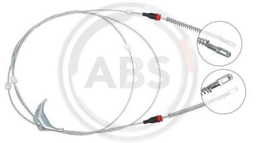Cablu, frana de parcare spate (K11265 ABS) OPEL,VAUXHALL
