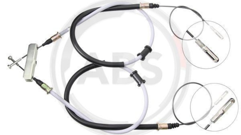 Cablu, frana de parcare spate (K11435 ABS) CHEVROLET,OPEL,VAUXHALL