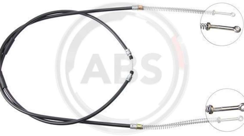 Cablu, frana de parcare spate (K11505 ABS) AUTOBIANCHI,FIAT,LANCIA,SEAT