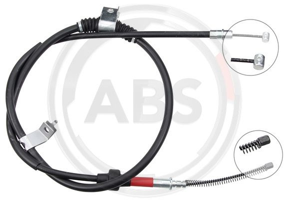 Cablu, frana de parcare stanga (K12085 ABS) MITSUBISHI