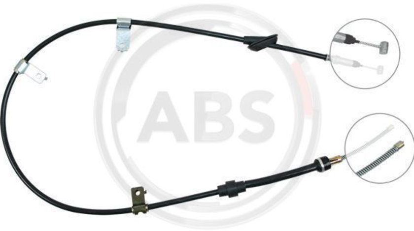 Cablu, frana de parcare stanga (K12497 ABS) HONDA,ROVER