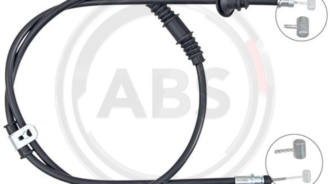 Cablu, frana de parcare stanga (K16309 ABS) MITSUBISHI