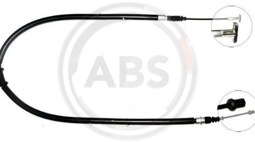 Cablu, frana de parcare stanga (K18107 ABS) FIAT