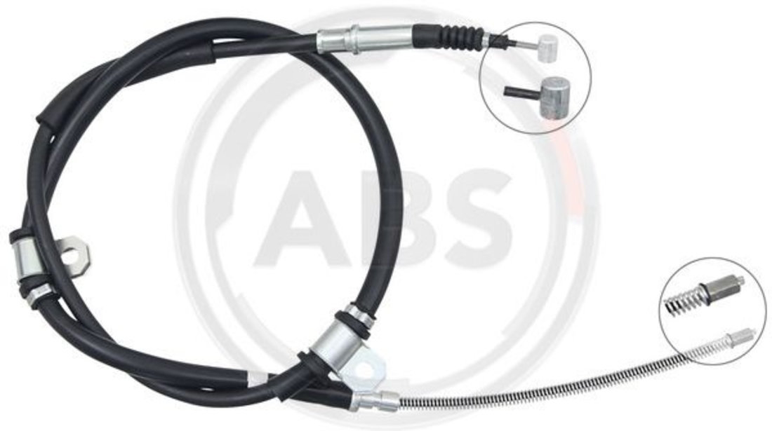 Cablu, frana de parcare stanga (K19227 ABS) HYUNDAI