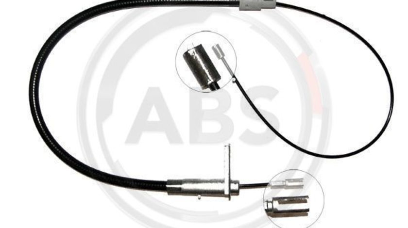 Cablu, frana de parcare stanga (K19626 ABS) MERCEDES-BENZ