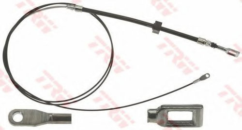 Cablu, frana de parcare VW LT II platou / sasiu (2DC, 2DF, 2DG, 2DL, 2DM) (1996 - 2006) TRW GCH3004 ...