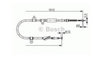 Cablu frana mana Rover 200 (RF) 1995-2000 #2 19874...