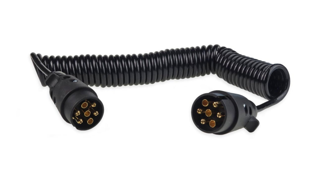 Cablu Spiralat 7pin 12v 6 M Amio 02390
