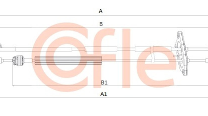 Cablu,transmisie manuala (113295 COFLE) Citroen,PEUGEOT
