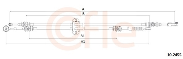 Cablu,transmisie Manuala Cofle Ford 10.2455