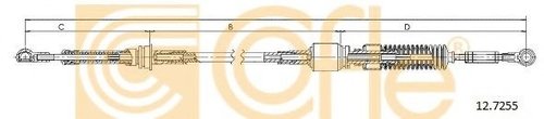 Cablu,transmisie manuala FIAT PUNTO (188) (1999 - 2016) COFLE 12.7255 piesa NOUA