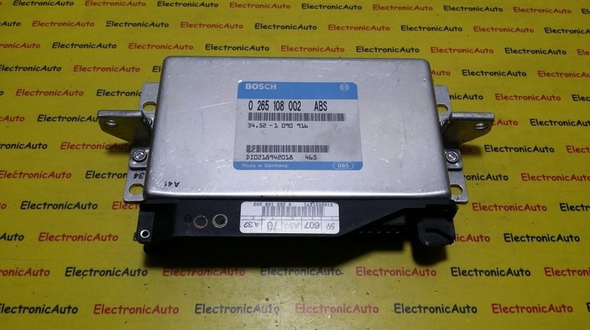 Calculator ABS BMW 5 0265108002, 34521090916