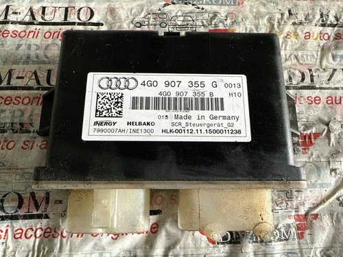 Calculator adblue Audi A4 B8 Avant quattro 2013 - 2015 cod: 4G0907355G