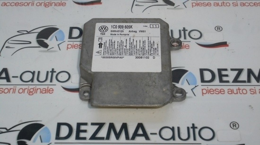 Calculator airbag, 1C0909605K, Skoda Fabia 2 Combi (5J) 1.4tdi (id:156112)