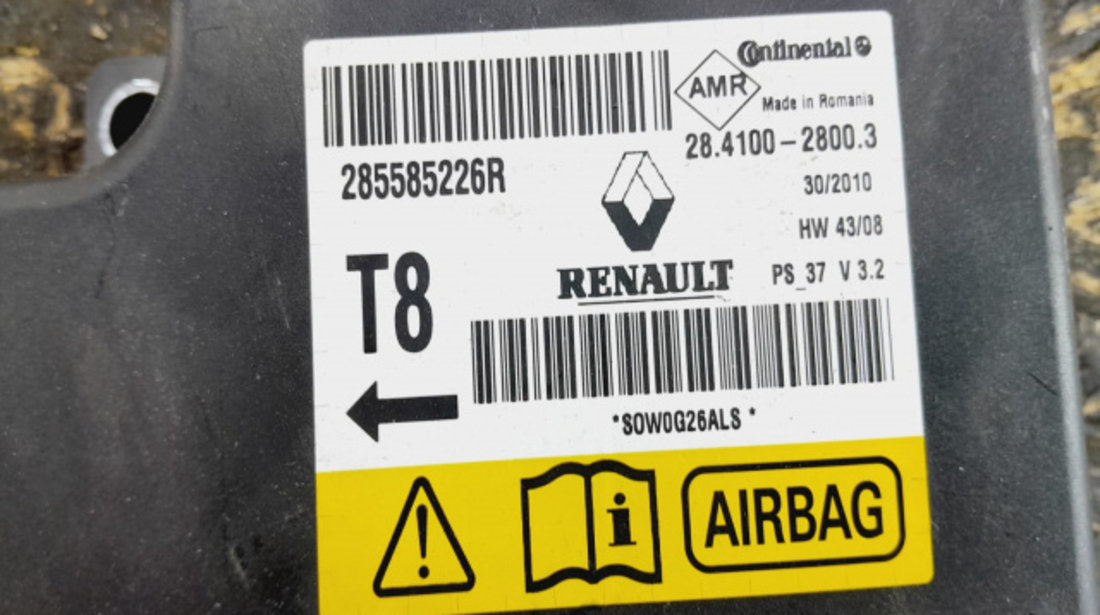 Calculator airbag 285585226r Renault Megane 3 [2008 - 2014]