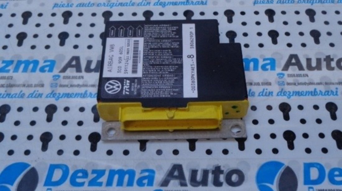 Calculator airbag, 3C0909605L, Seat Leon (1P1) 2.0tdi (id:204534)