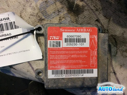 Calculator Airbag 60667090 Alfa Romeo 166 936 1998